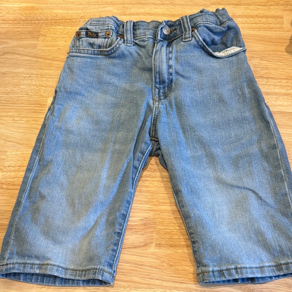 8/Boys Ralph Lauren Blue Jean Shorts